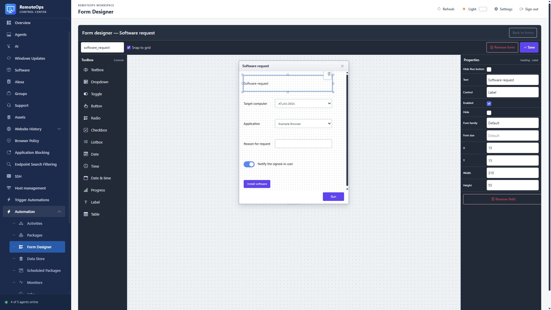 Form Designer