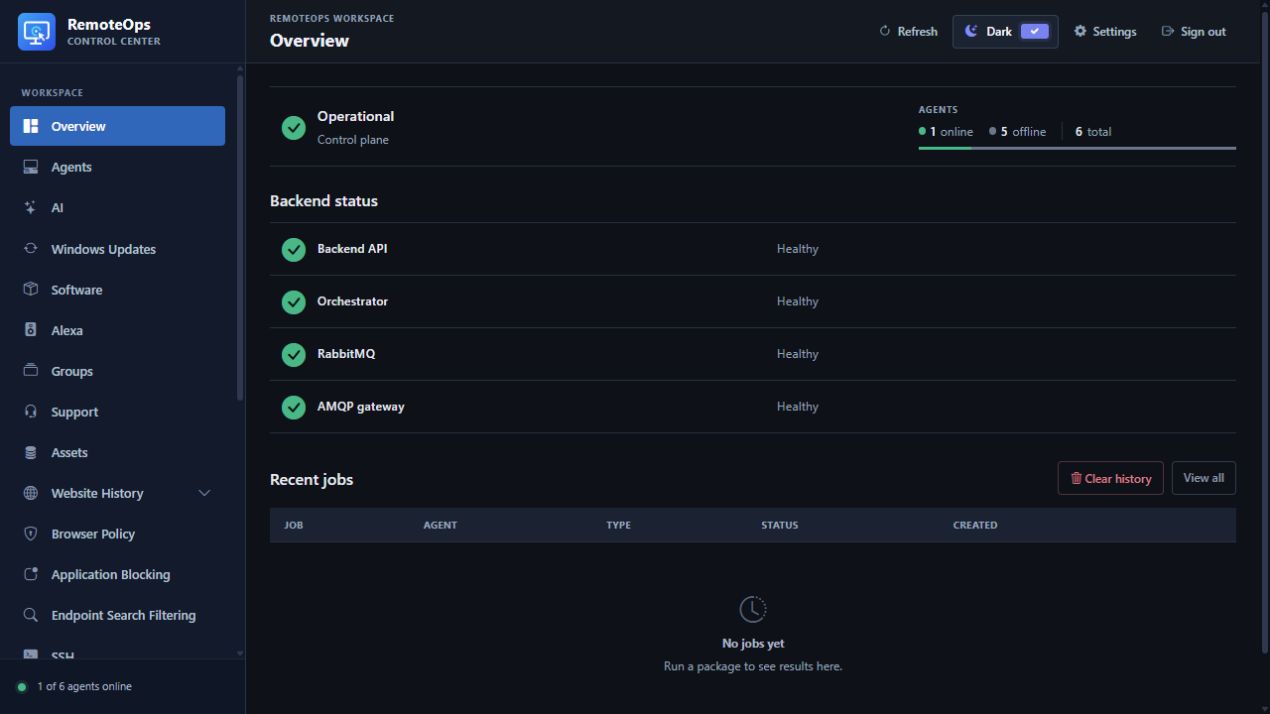Portal · Dark mode